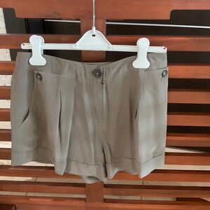 Faconnable silk shorts brown size 8
